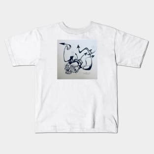 Directing Dreams Skull Black and white 1 Kids T-Shirt